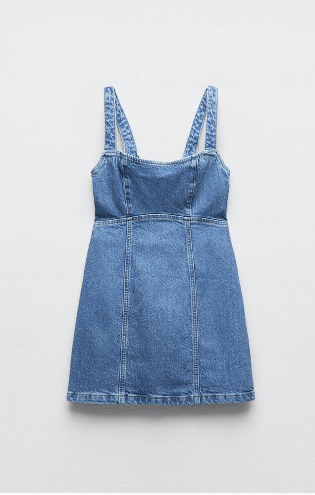 motley mini dress Blue Flower Gingham Mini Dress