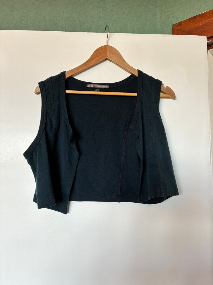Jane Daniels Forrest Green Merino Wool Vest