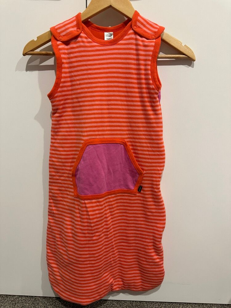Bonds Orange Pink Stripe Sleep Bag Size 0/1