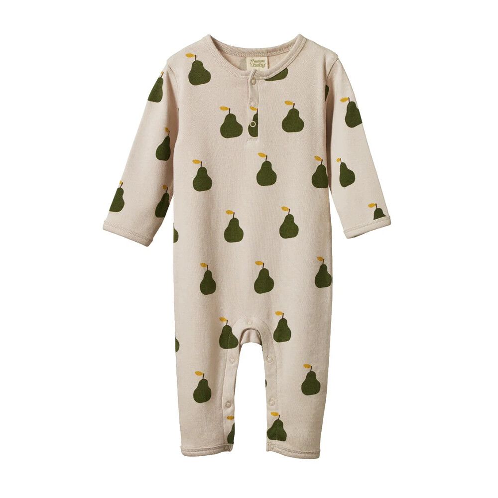 Pear Print Onesie