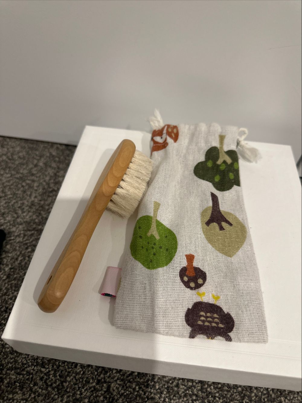 natural baby hair brush