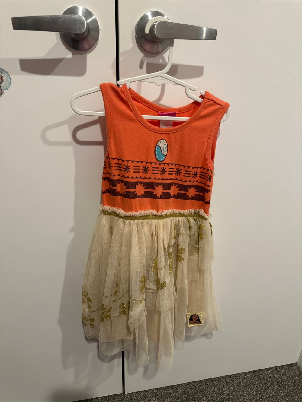 Moana Orange Dress size 4