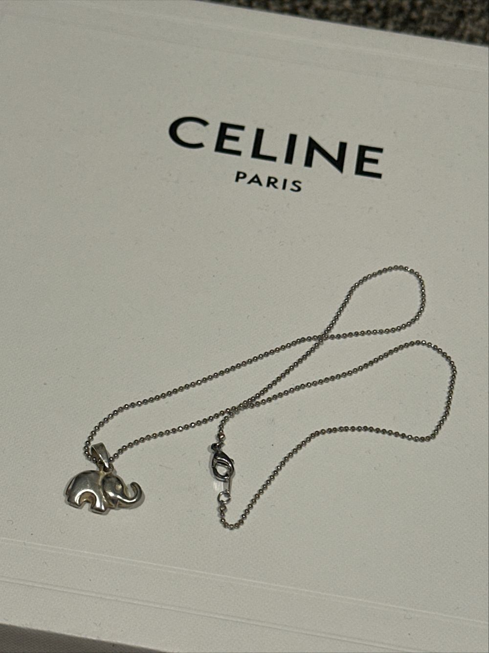 Silver Elephant Necklace 925 Silver