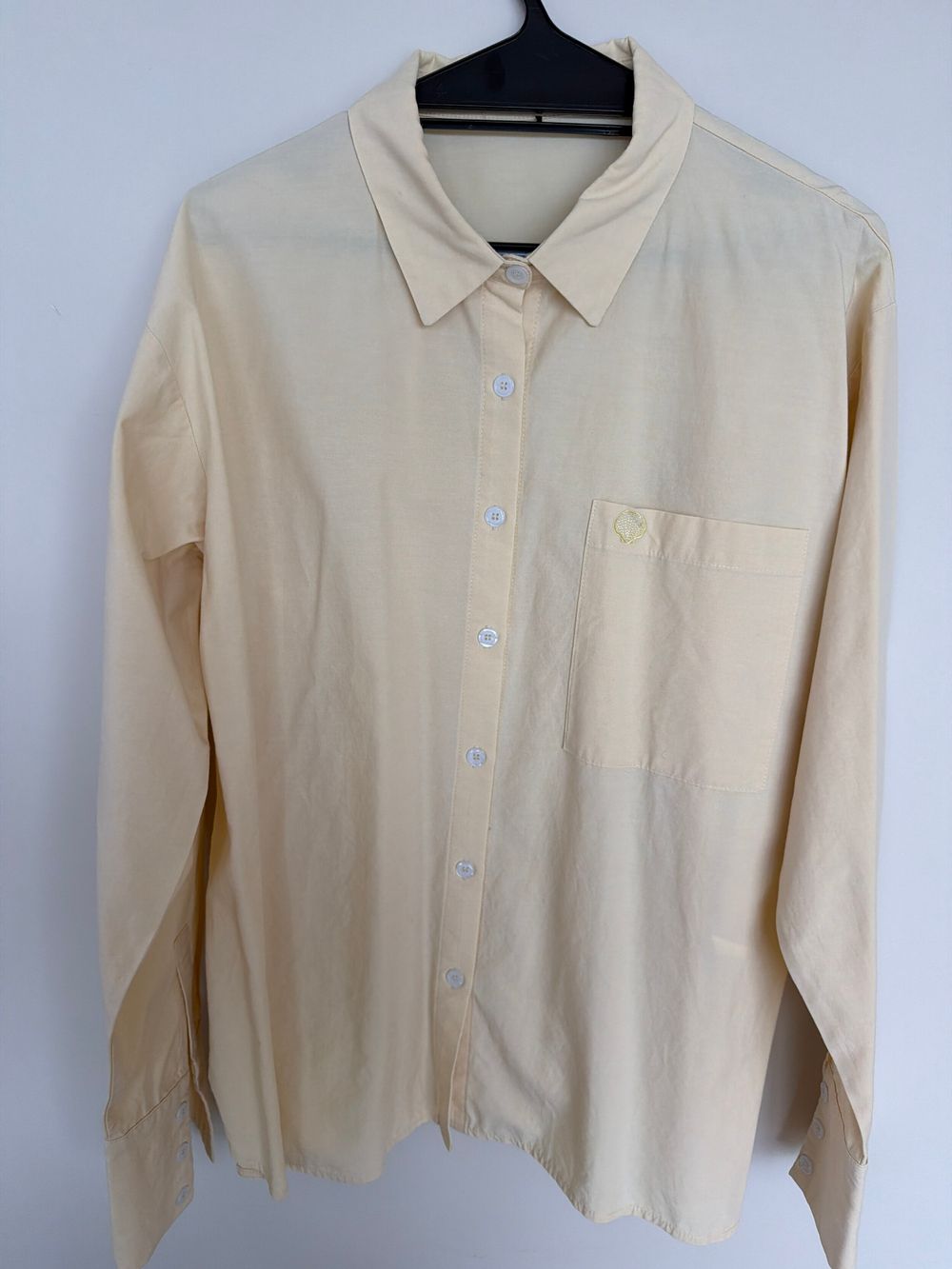 Shirt, commonplace Essentials, butter yellow, XL
