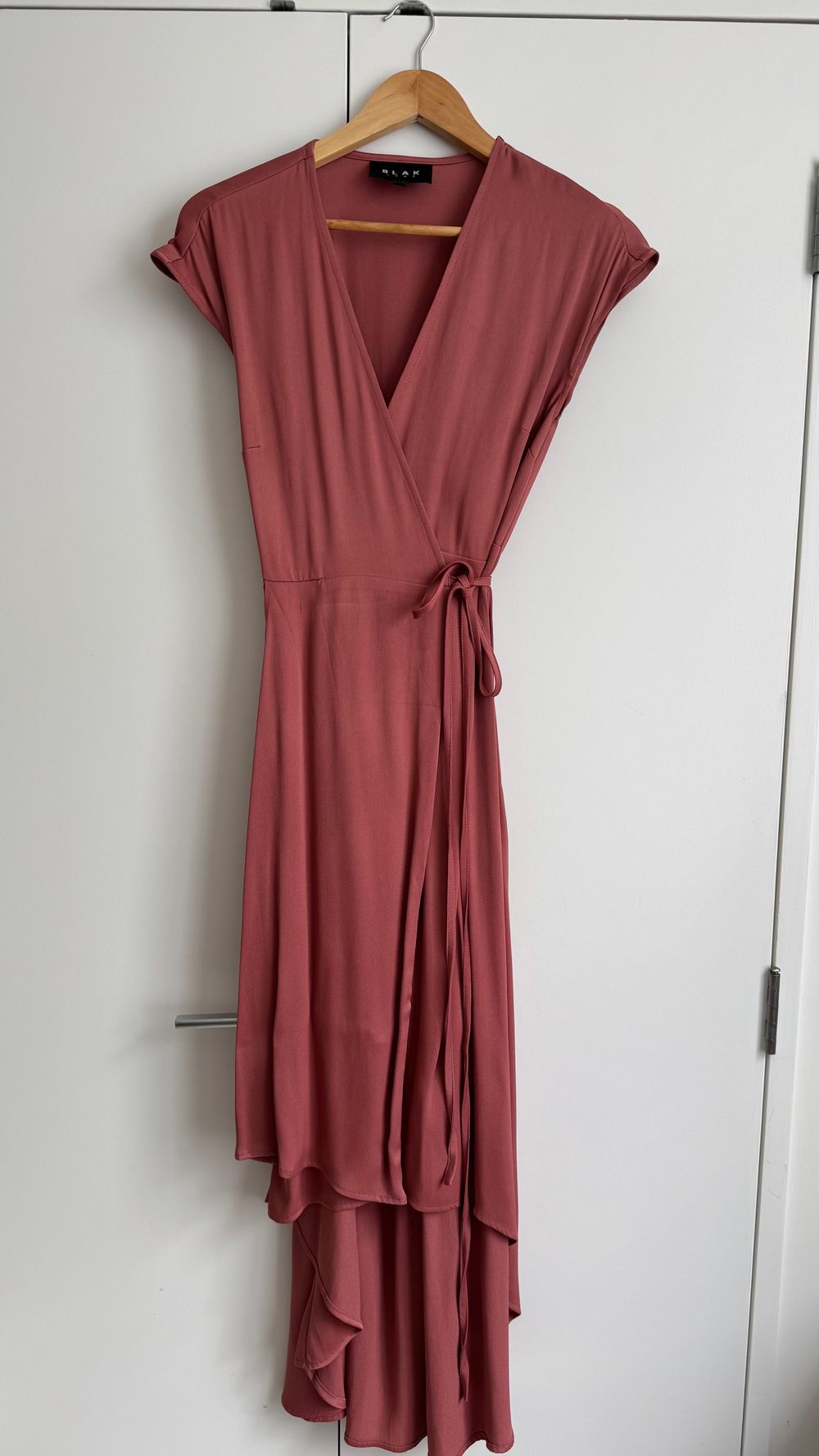 Blak Luxe - Blak Bridesmaid Wrap dress on Designer Wardrobe Blak Luxe - Blak Bridesmaid Wrap dress on Designer Wardrobe