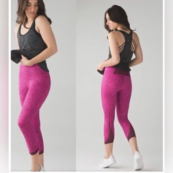 3x Lululemon leggings sz 8/10