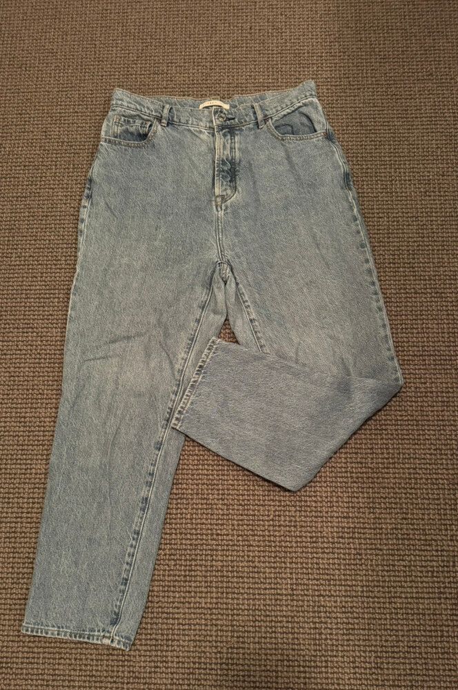 Pacsun Blue High Rise Straight Jeans