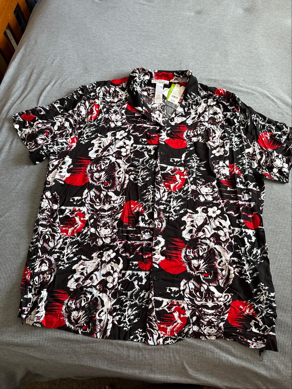 Garage Black Red Graphic Shirt