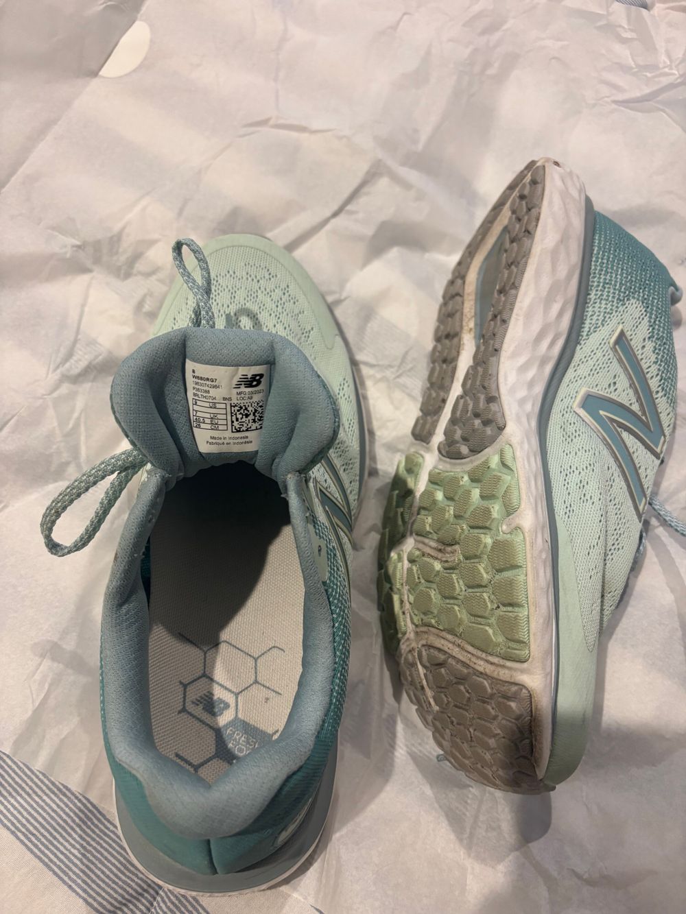 New Balance Green Fresh Foam 580 Sneakers
