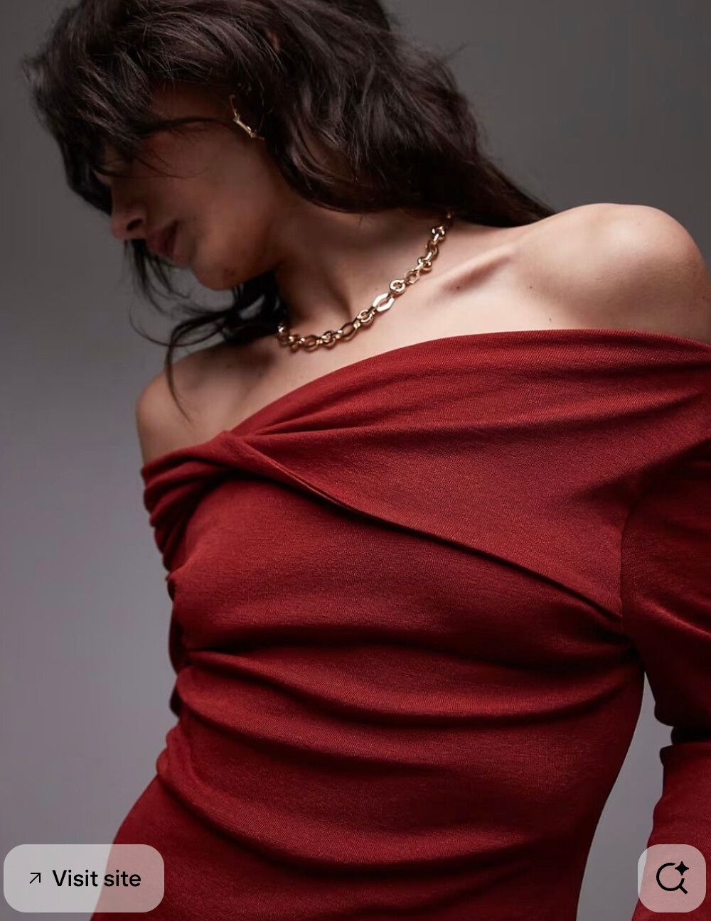red bardot dress topshop Topshop