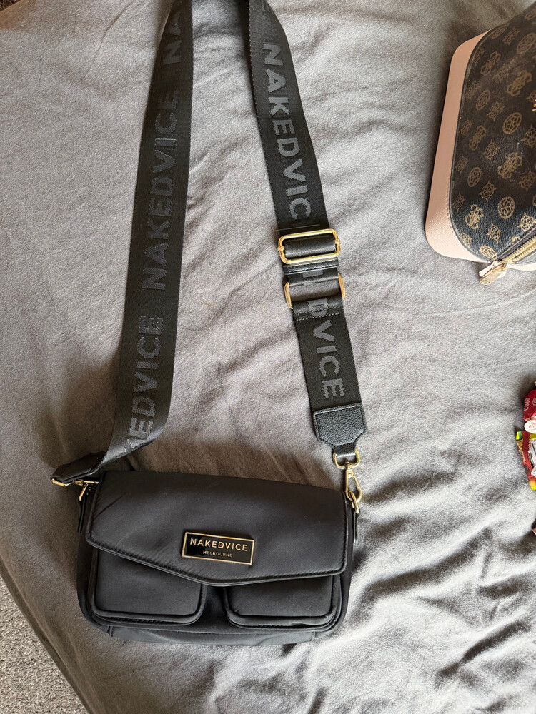 Nakedvice Black Crossbody Bag