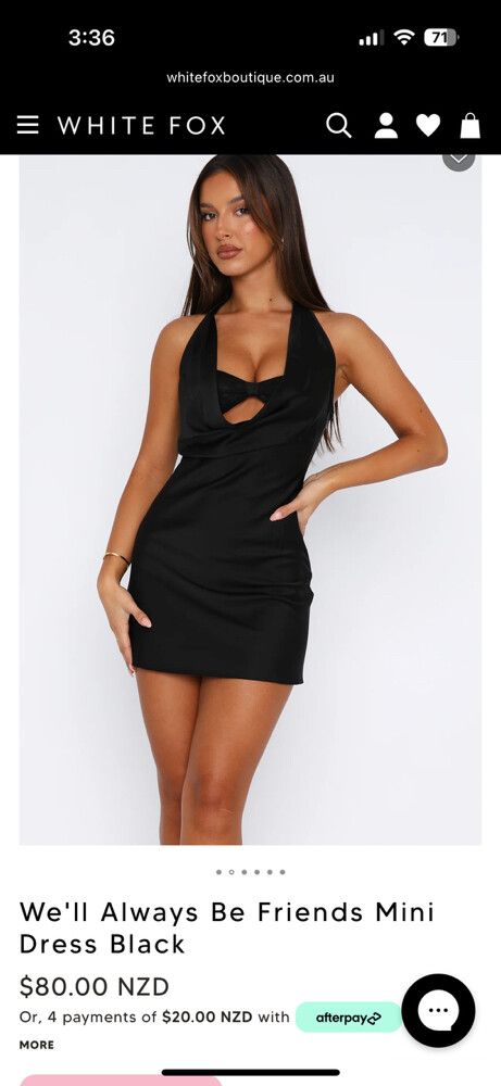 White Fox - White Fox We'll Always Be Friends Mini Dress on Designer  Wardrobe