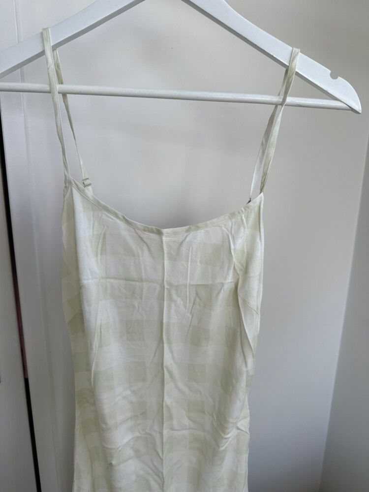 Princess Polly - Princess Polly Green Gingham Dress on Designer Wardrobe