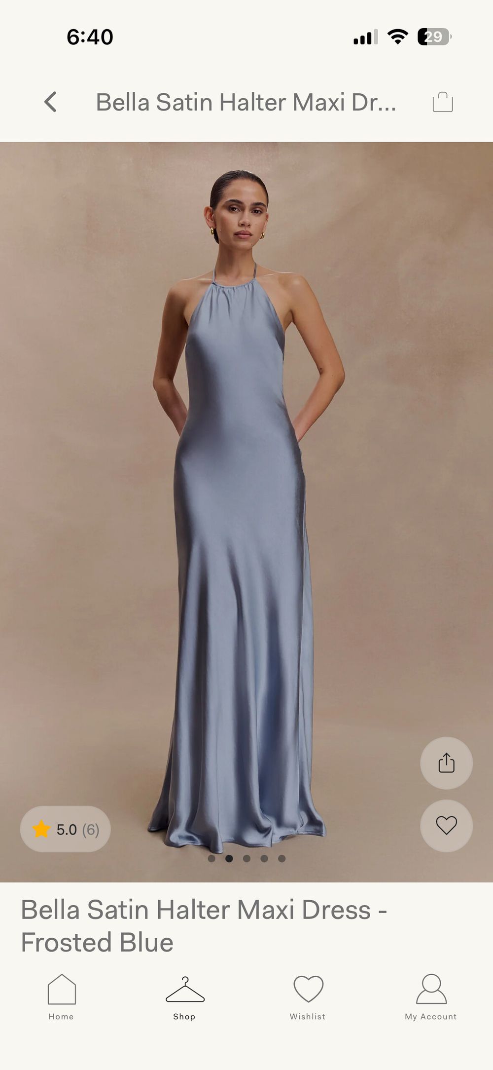 bella satin halter maxi dress product info and reviews Meshki semiannualsale23