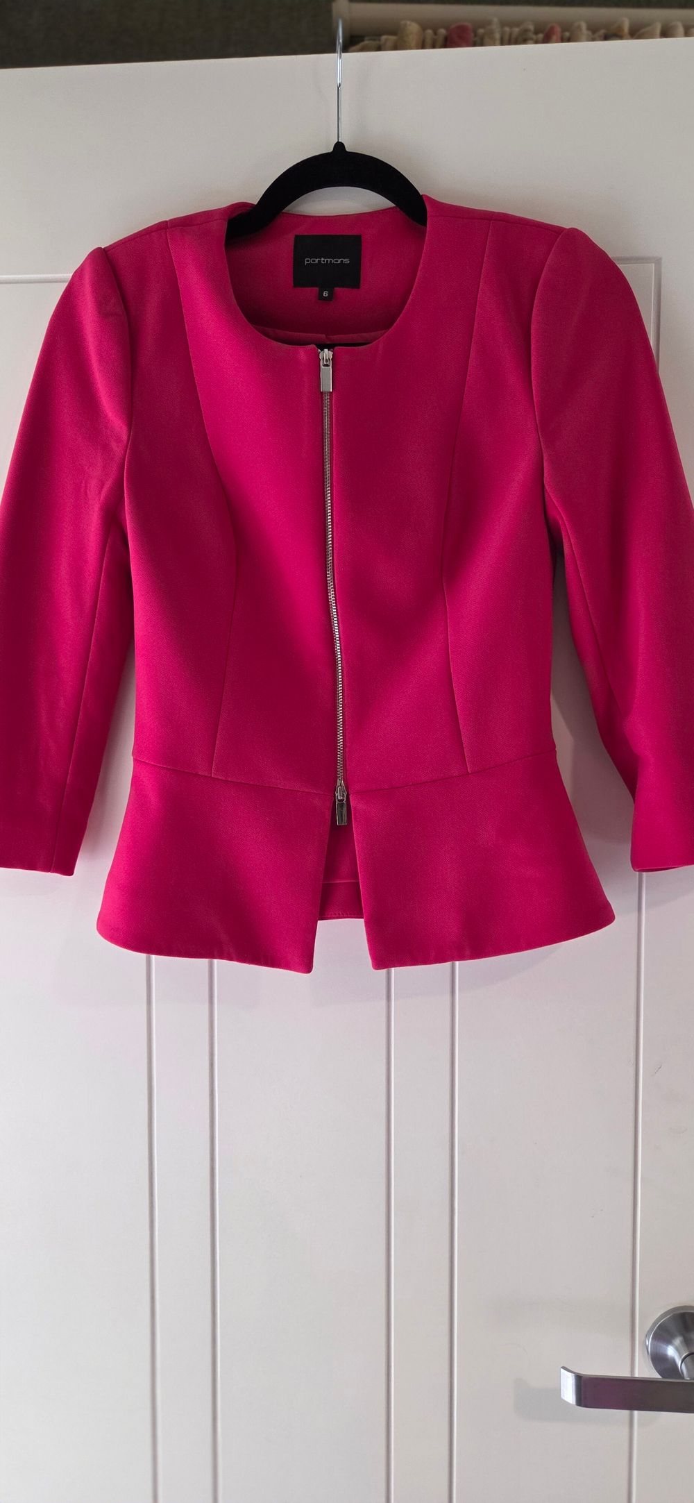 Portmans Pink Zip Front Jacket