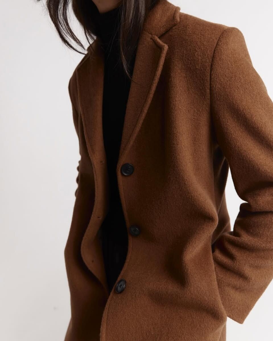 CAUGHLEY Coat in Tobacco