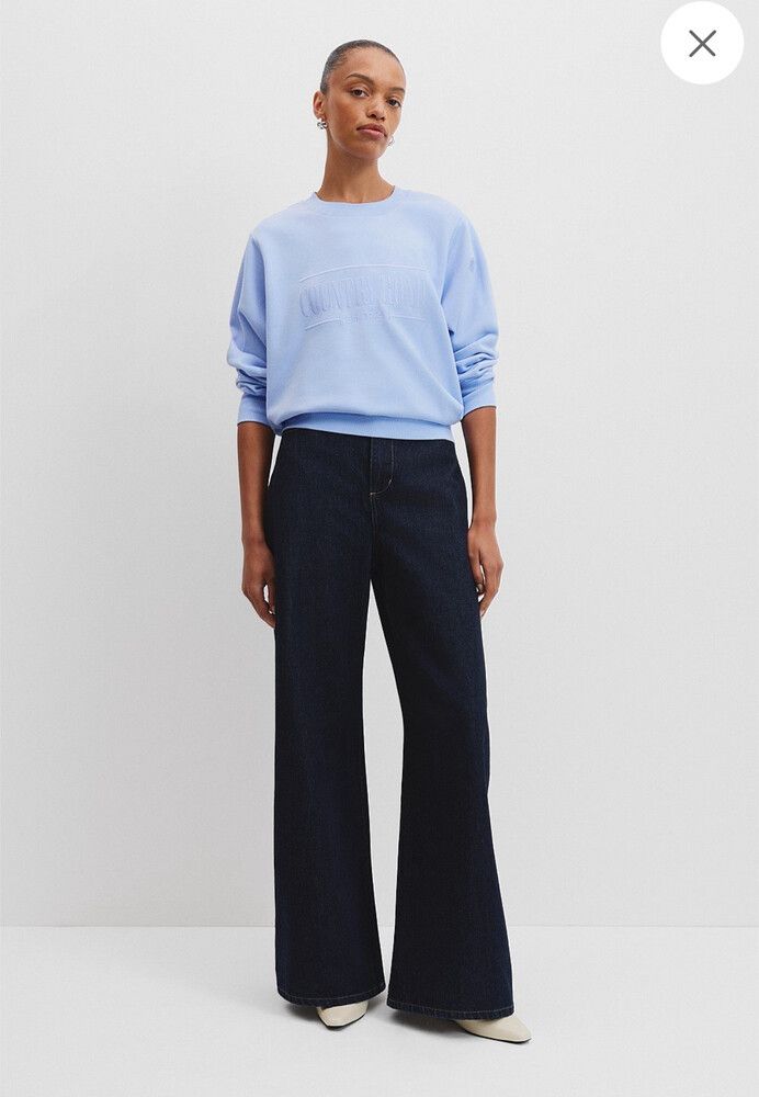 Country Road Heritage Cotton Sweatshirt - Blue