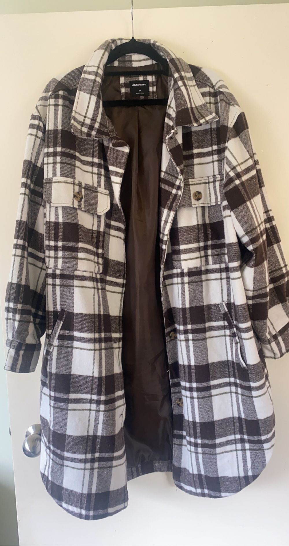 All about eve sloane check shacket Clearance