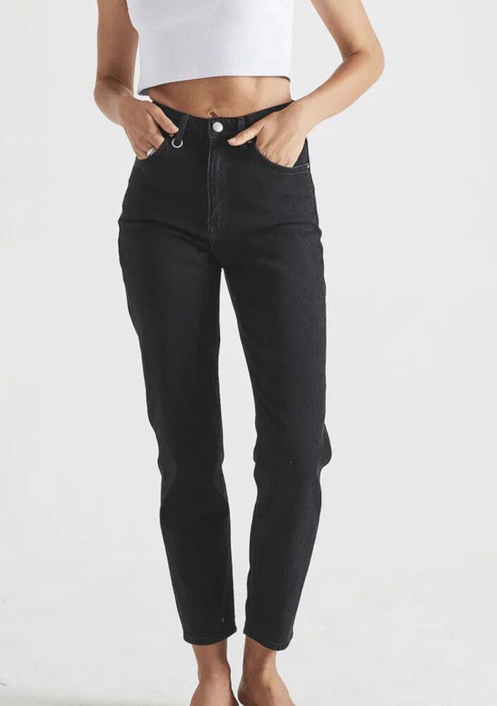 Neuw Lola Mom Black Jeans