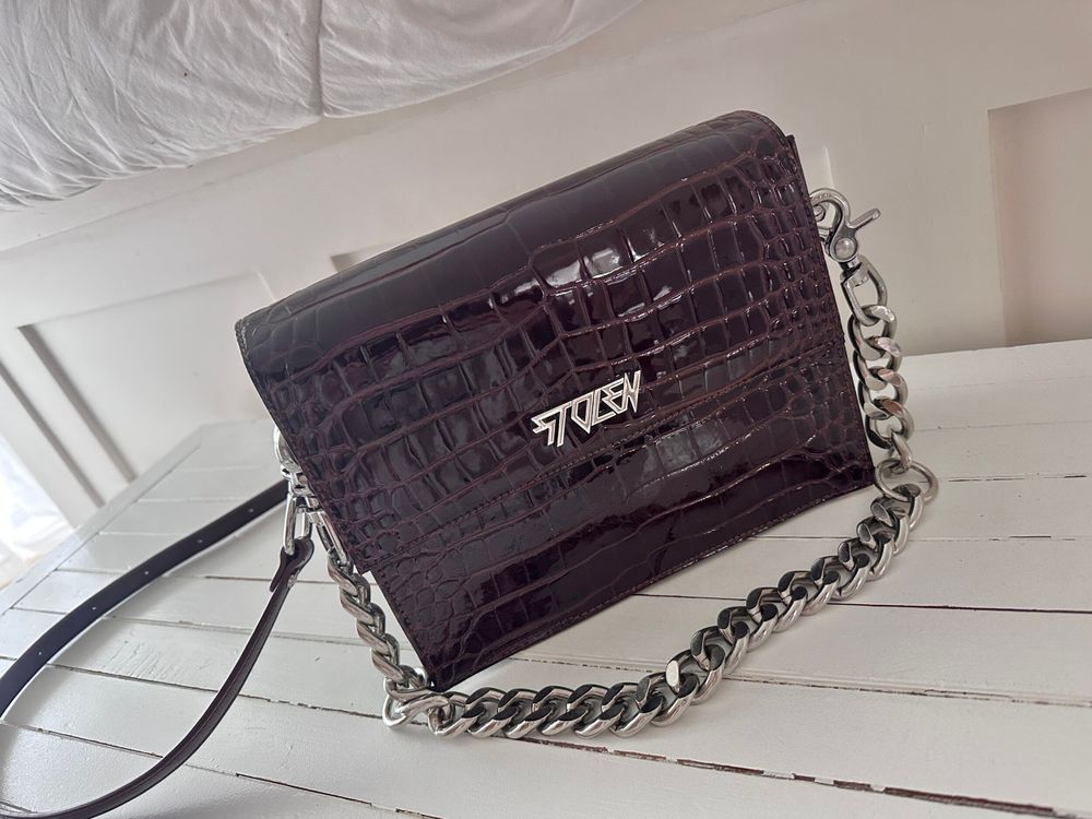 Stolen Girlfriends Club Brown Crossbody Bag
