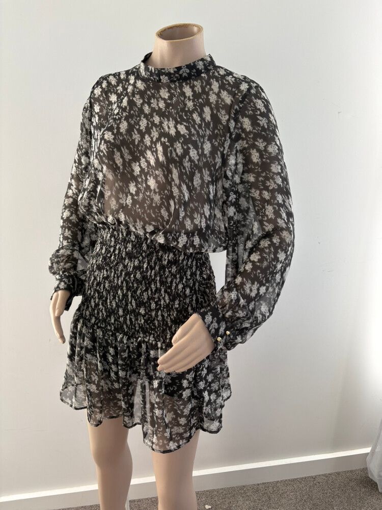 Long Sleeve High Neck Dress