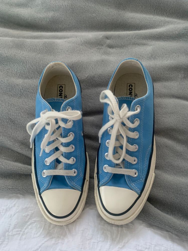 Blue Converse Sneakers