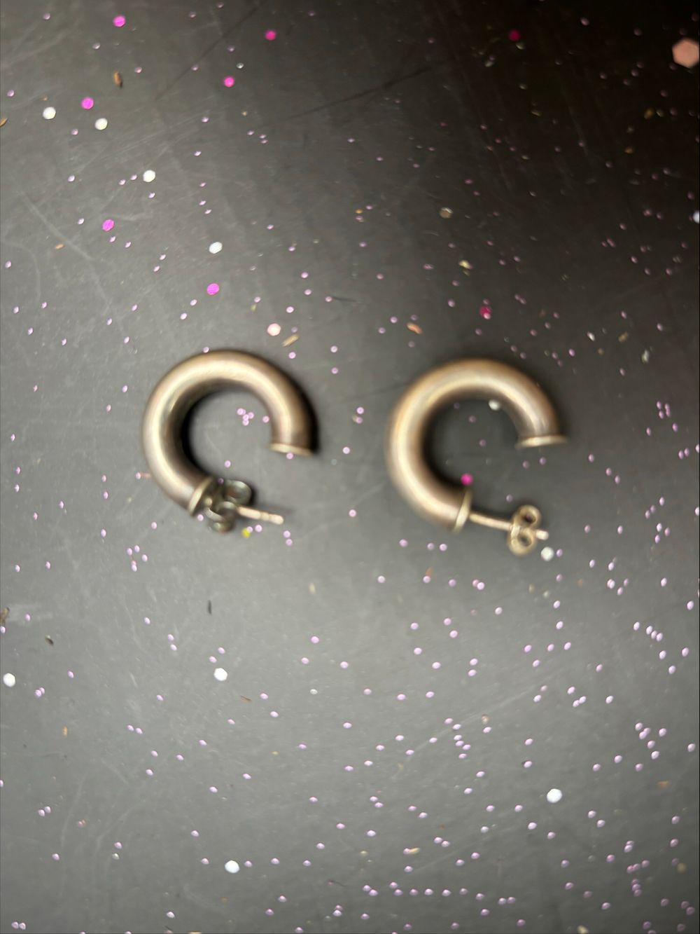 Gold Chunky Hoop Earrings