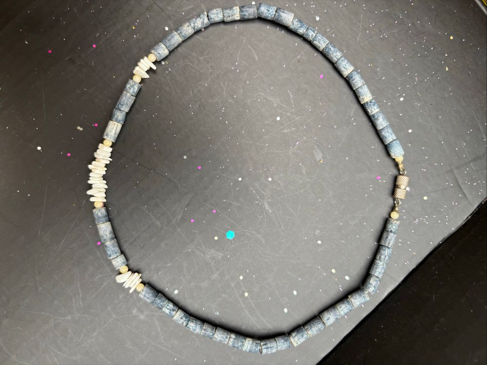 Blue Beaded Necklace