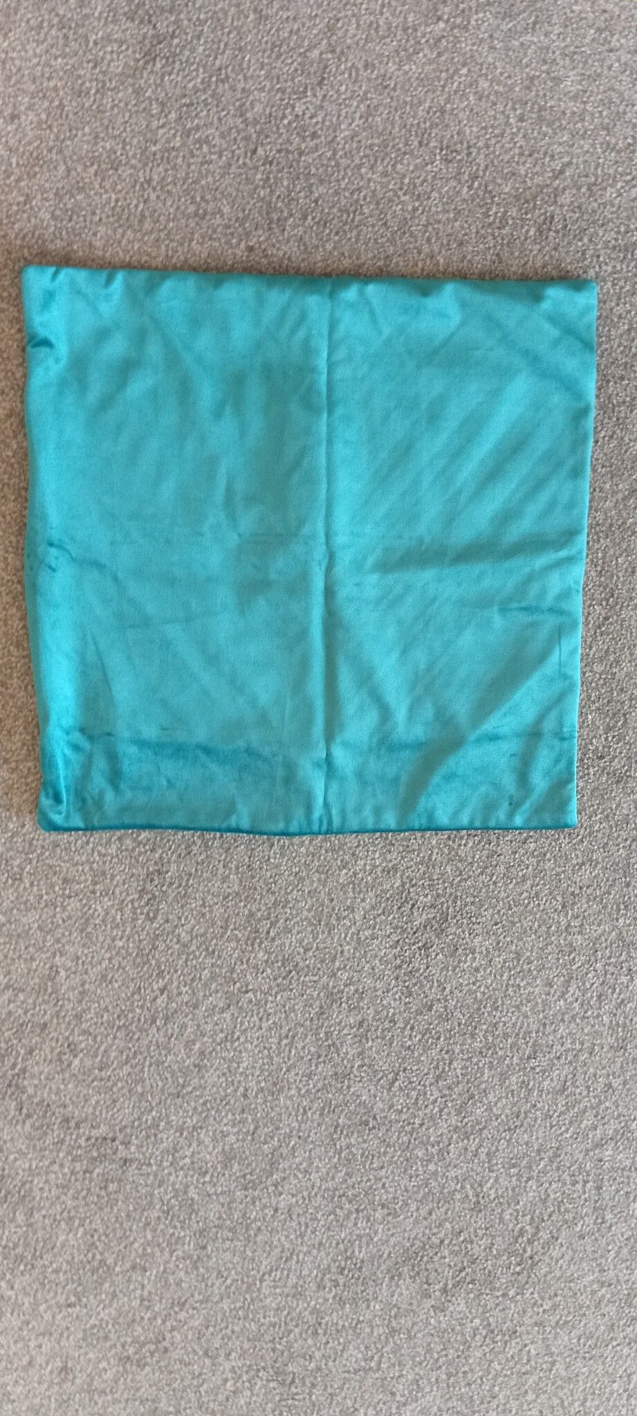 Quilted Turquoise Cushion Cover