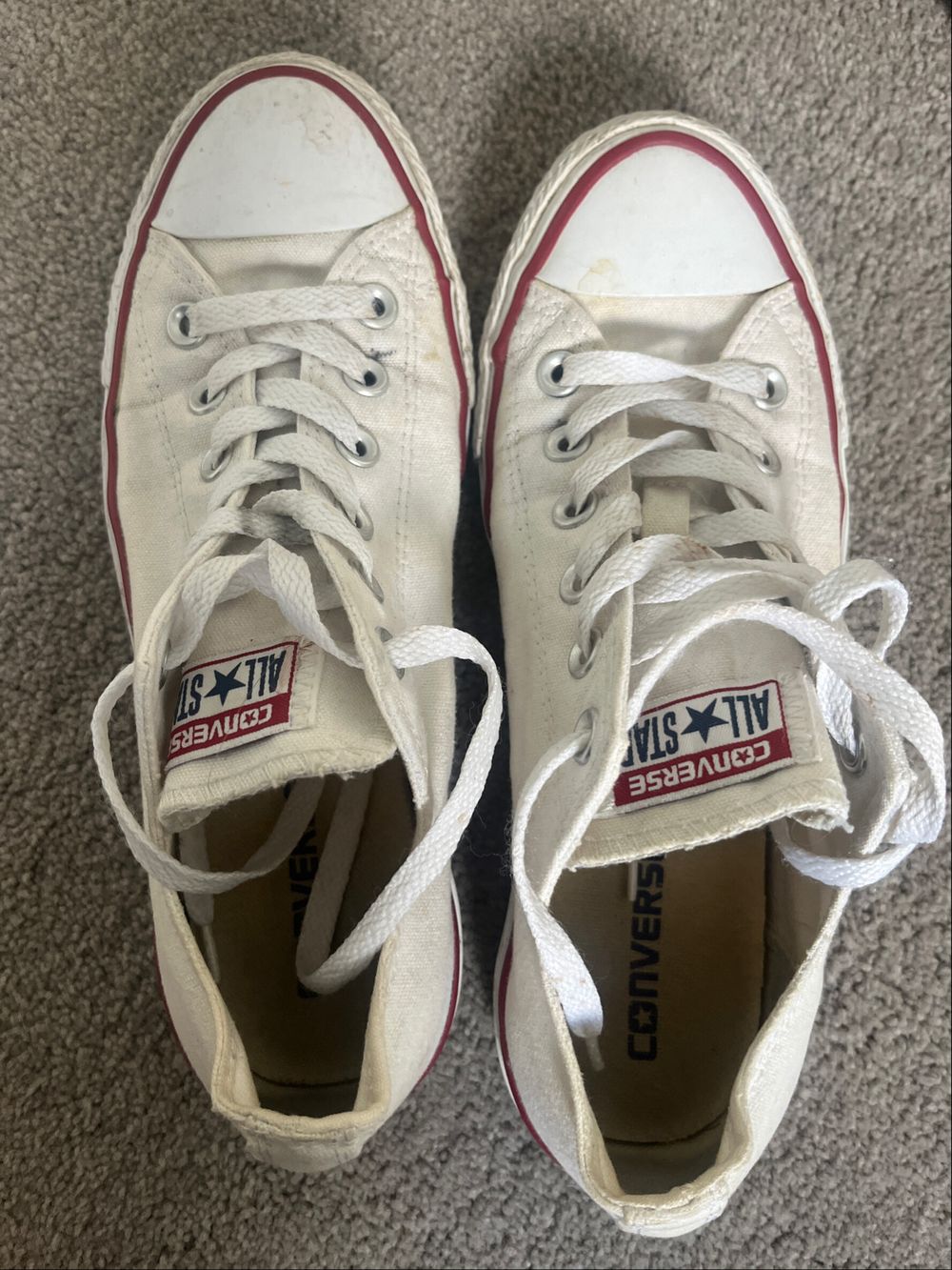 White Converse Classics