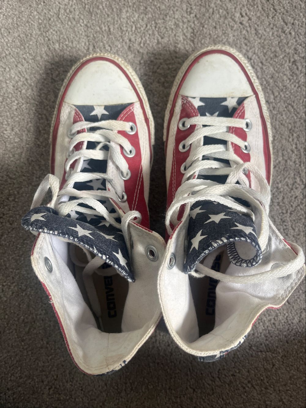American Flag Converse