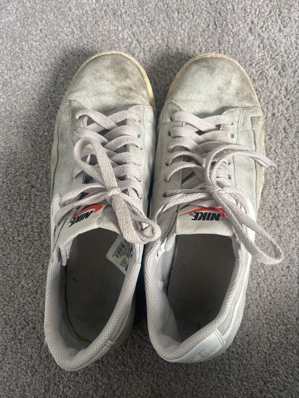 Suede Nike Shoes Off White