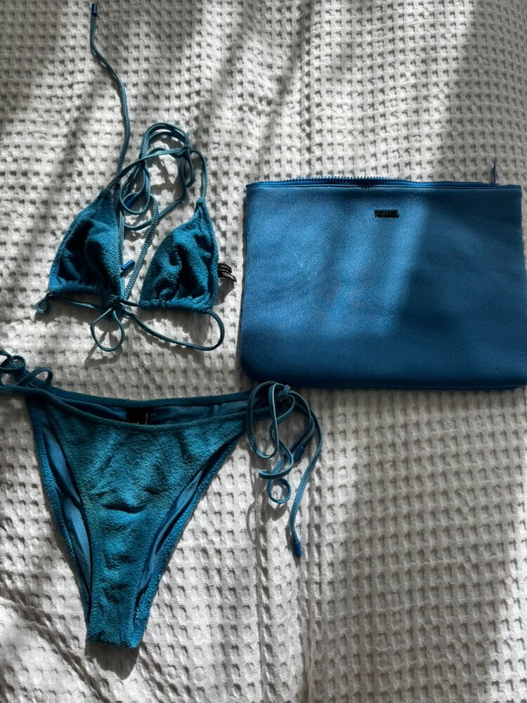TRAINGL BLUE BIKINI