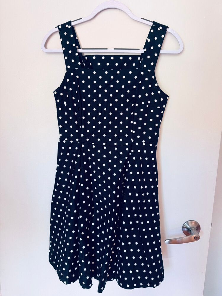 ONLY LOVED URBANIZER POLKA DOTS SLEEVELESS DRESS