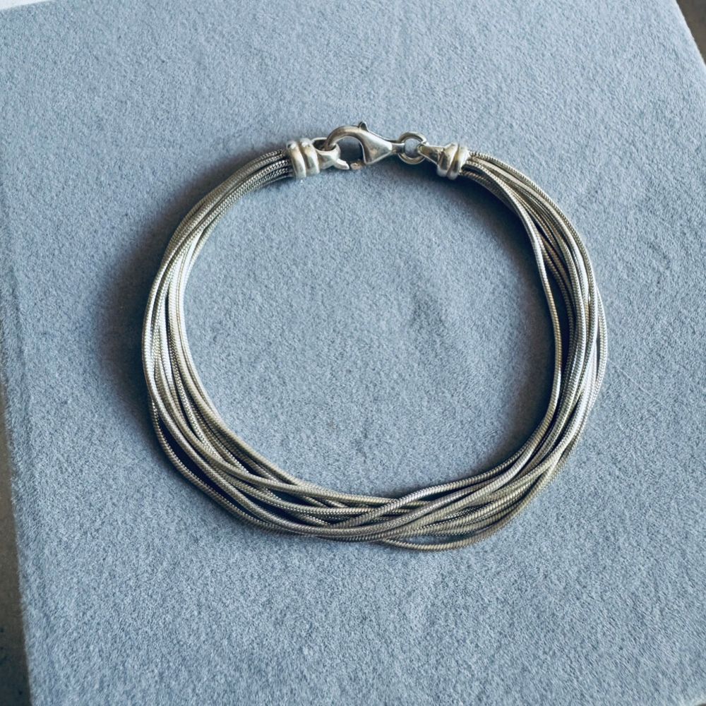 Multi-strand Sterling Silver Bracelet