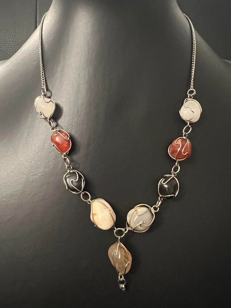 Natural Gemstones Necklace