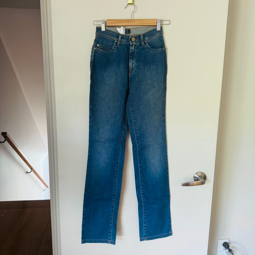 TJ Trussardi Jeans Blue Straight Leg Jeans