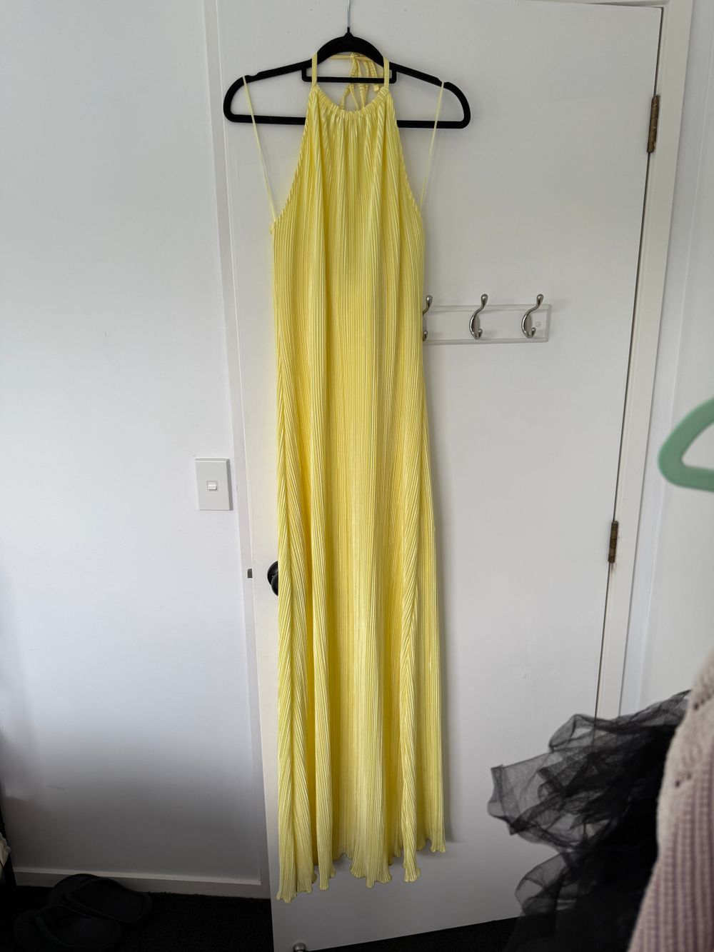 Pagani - Pagani Halter neck yellow dress on Designer Wardrobe Pagani - Pagani Halter neck yellow dress on Designer Wardrobe
