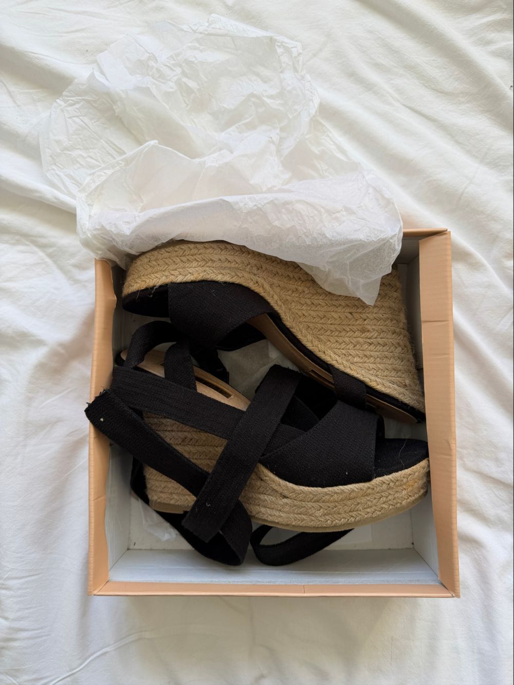 Billini Black Skyros Espadrille Wedges