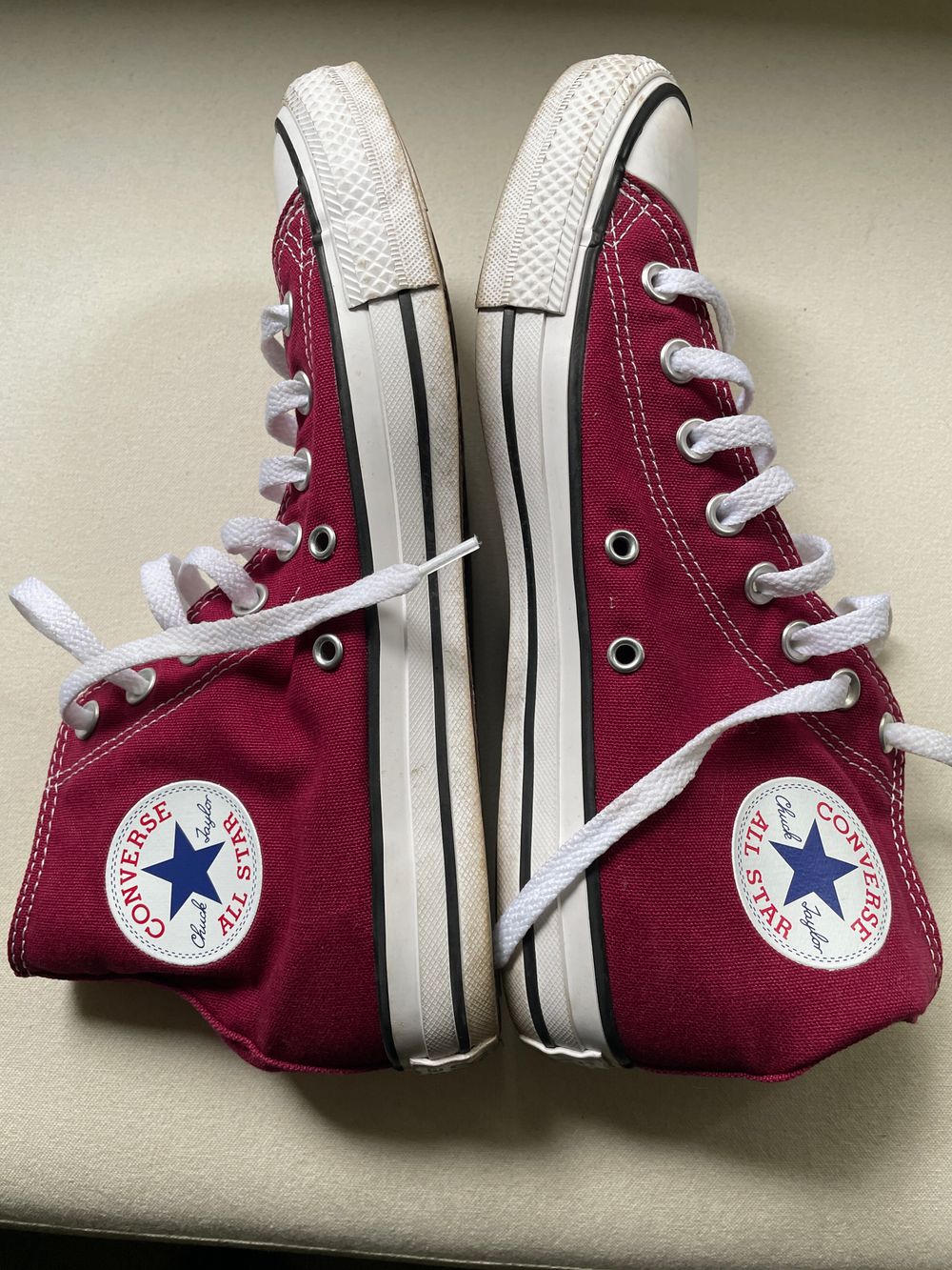 Tênis All Star Cor Vinho All Star Cano Curto Vinho Vinho Bord Cano