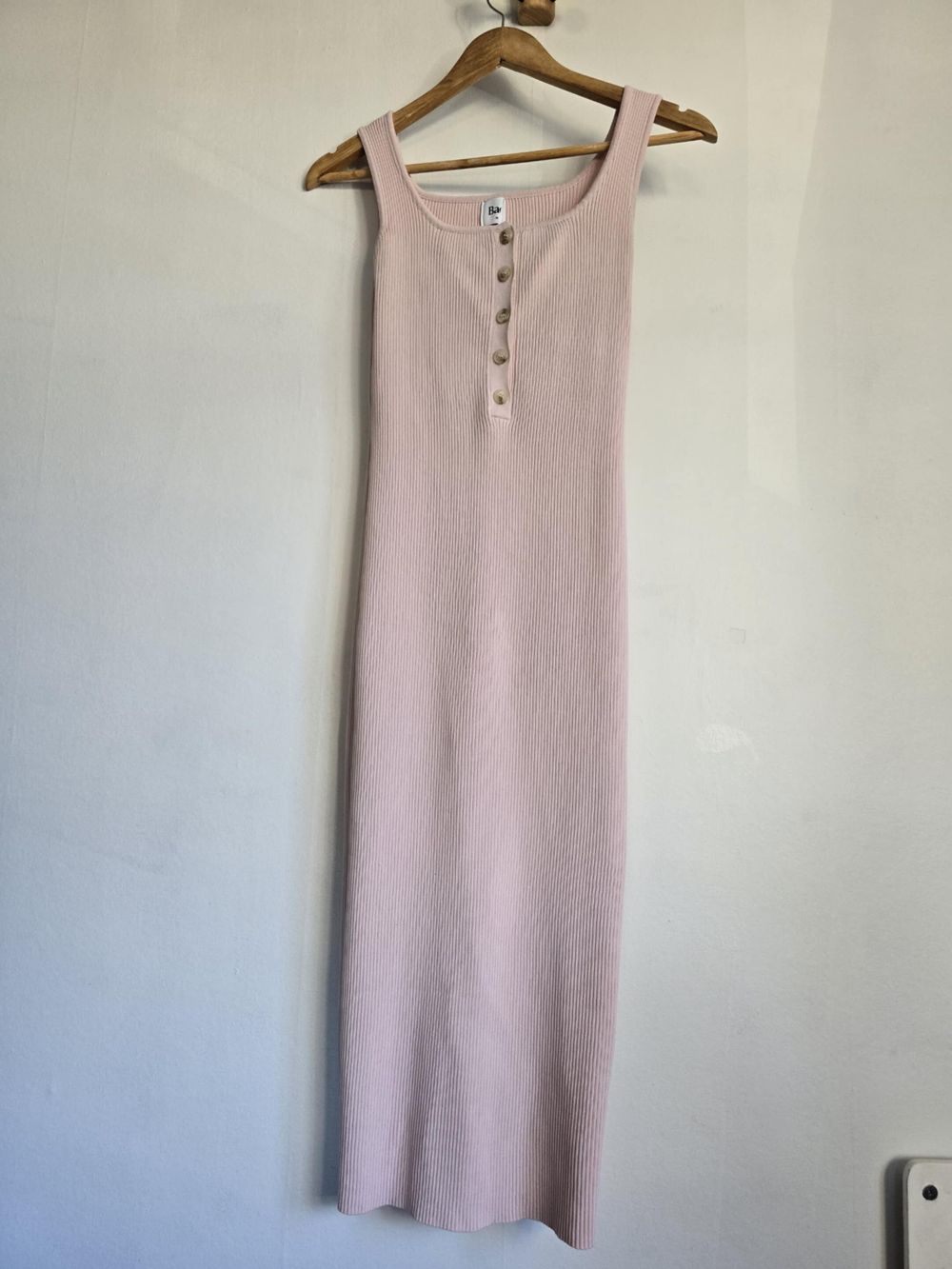 Pink rib dress