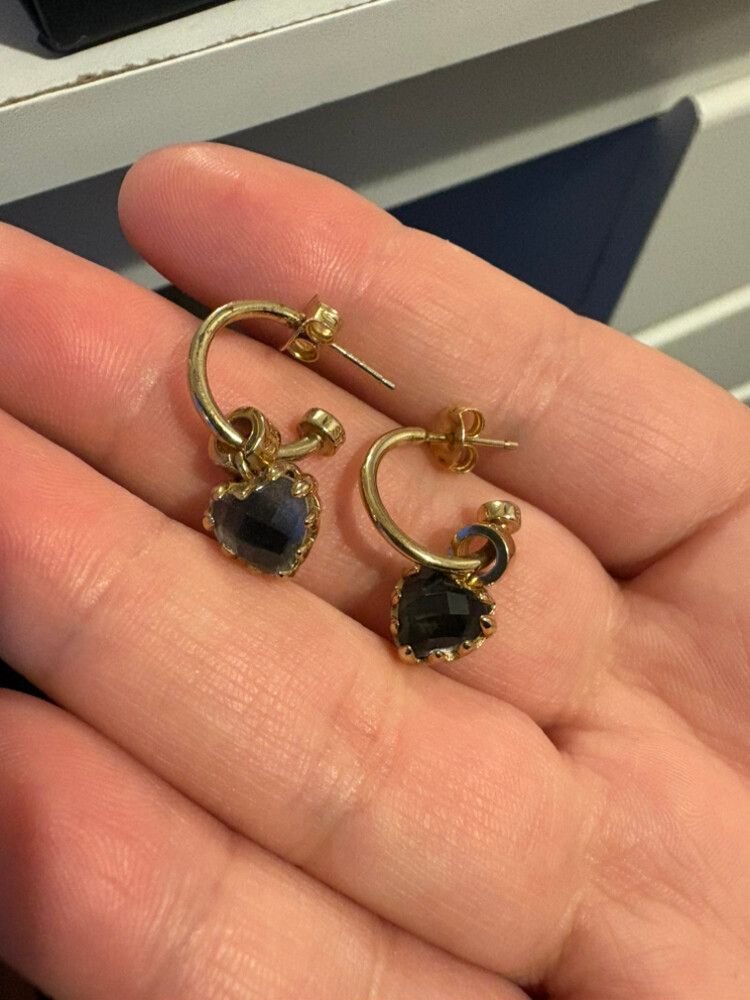 Stolen Girlfriends Club gold Love Claw Anchor Earrings