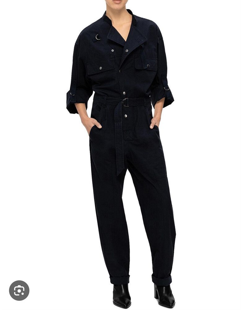 Isabel Marant Etoile Kendra Boilersuit Jumpsuit navy