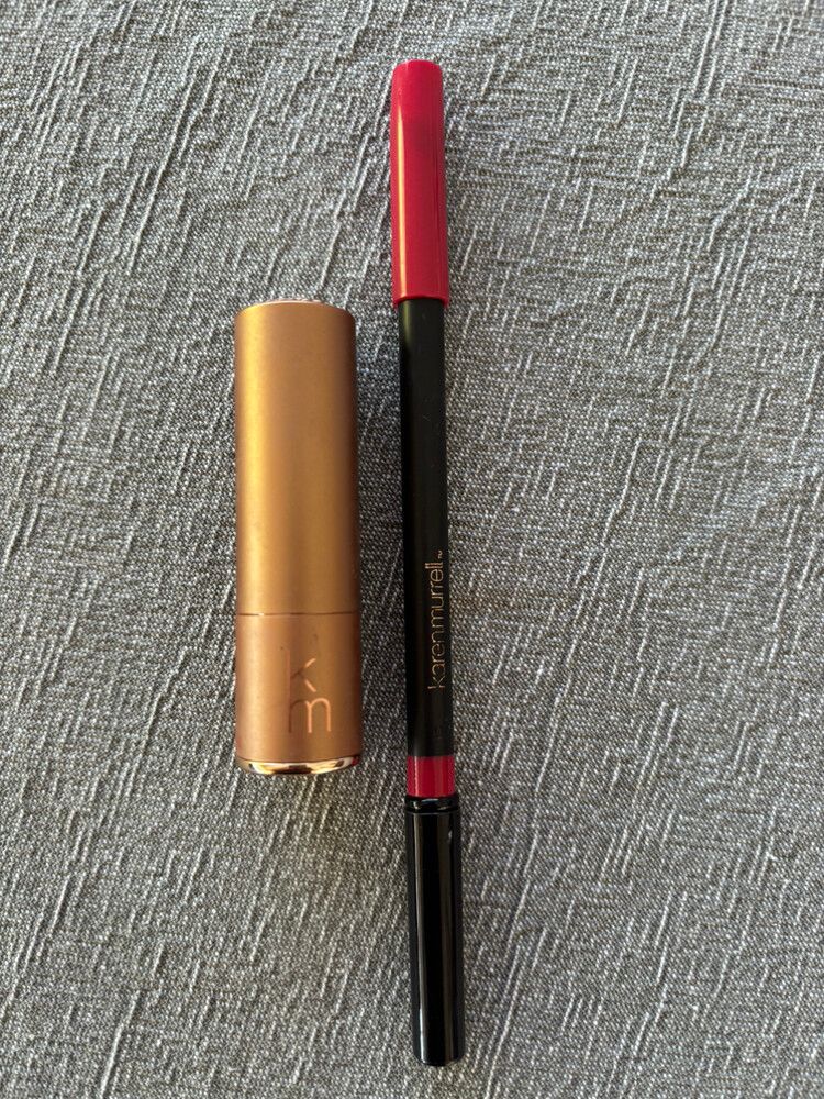 Karen Murrell Red Lipstick And Pencil