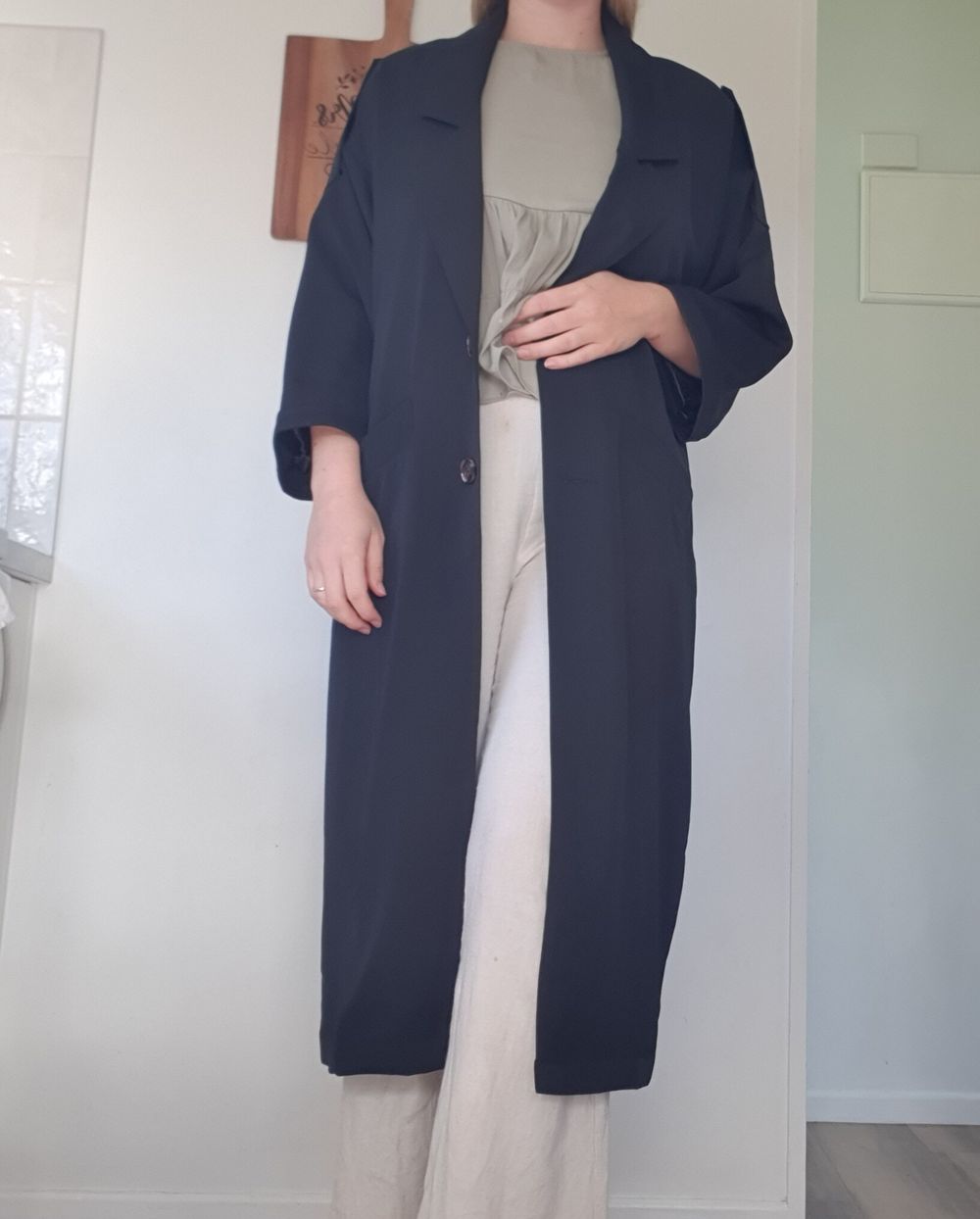 Black trench coat