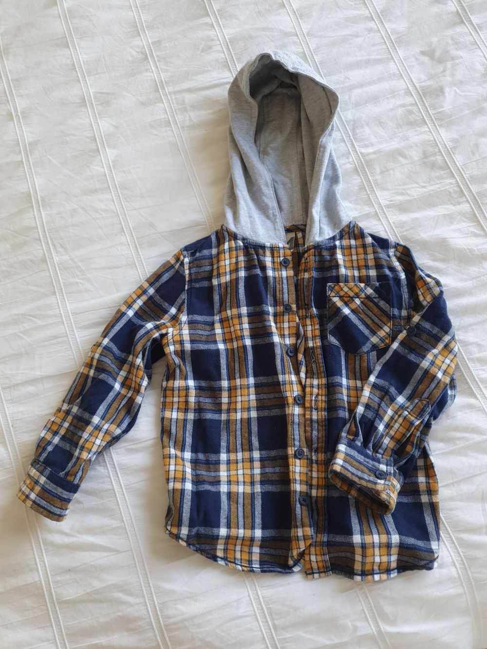 Boys plaid overshirt