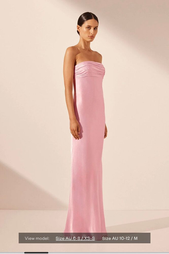 knee length dresses for ladies La Lune Strapless Ruched Bodice Maxi Dress | Sage | Dresses