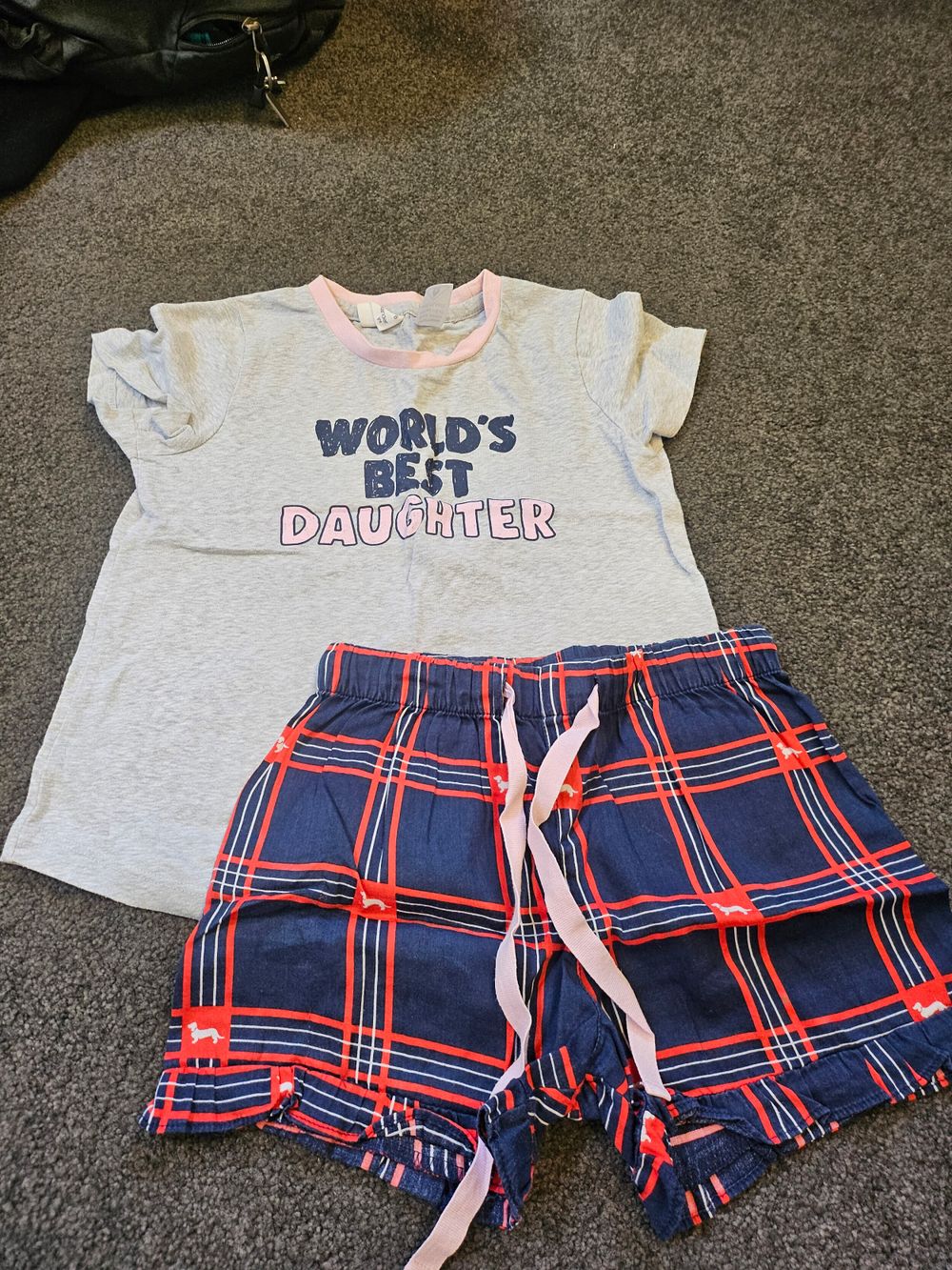 Peter Alexander Grey World's Best Daughter Pyjama Set