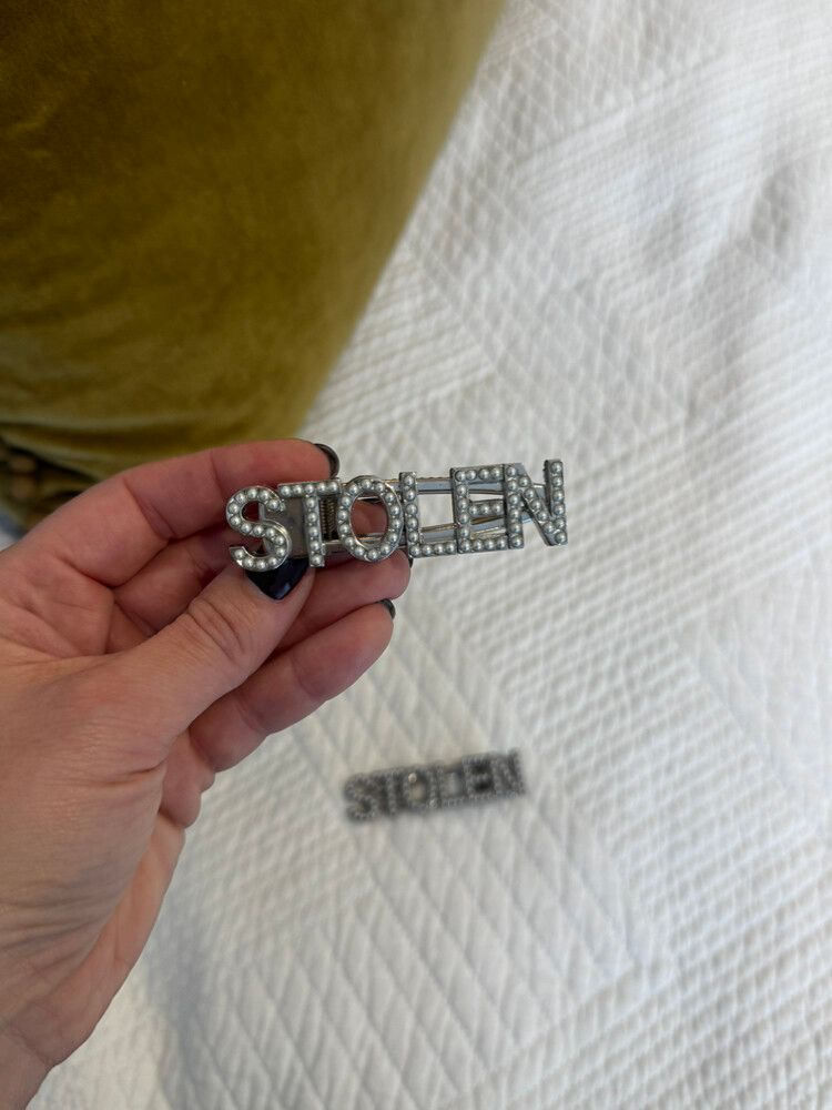 Stolen Silver Hair Clips