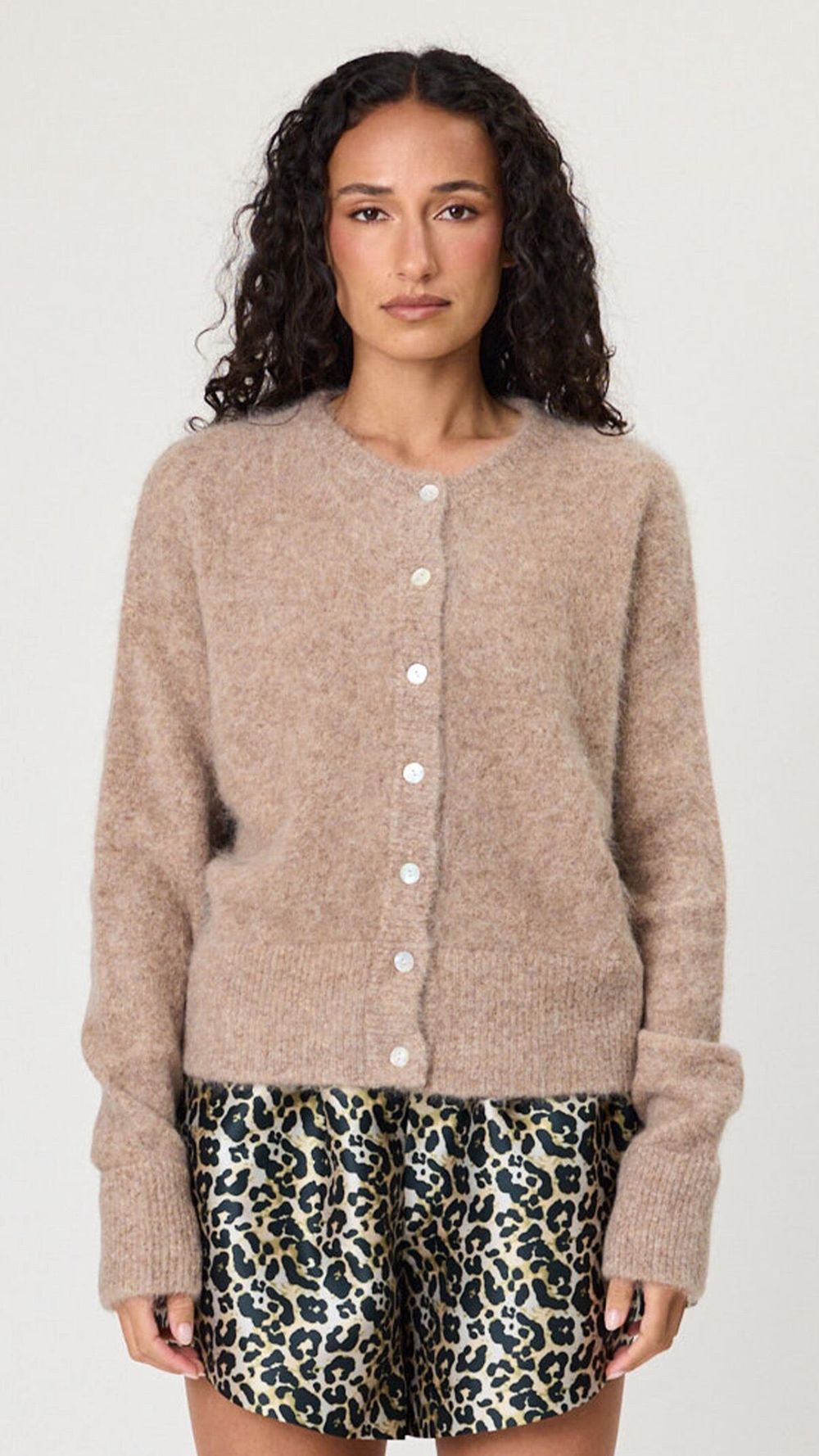 Remain Morgan Cardigan - Latte